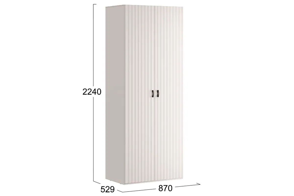 Шкаф для одежды Тиффани (Кашемир/Кашемир матовый) в мебель-центре Озерцо