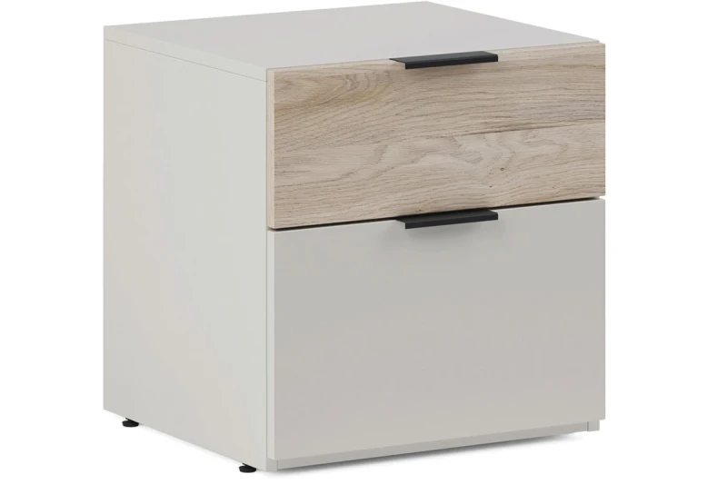 Тумба Мария МТ 45.2F (Дымчато-серый/Дуб Мария) — Мебель-центр Озерцо