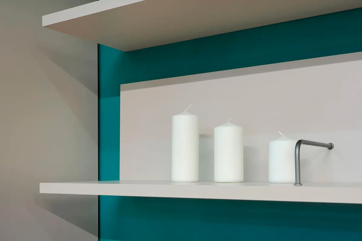 Полка ПЛ-1001 (Снежный Ясень) — Мебель-центр Озерцо