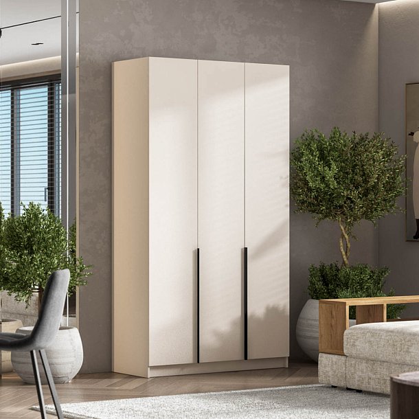 Босс Стандарт 120*220 шкаф распашной 3Д+ящики 01 Кашемир в мебель-центре Озерцо