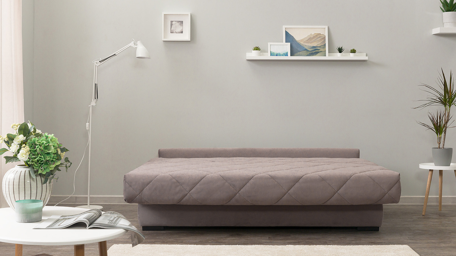 Диван Vega Nova Casanova Lilac с коробом для белья 128x197 — купить в Озерце