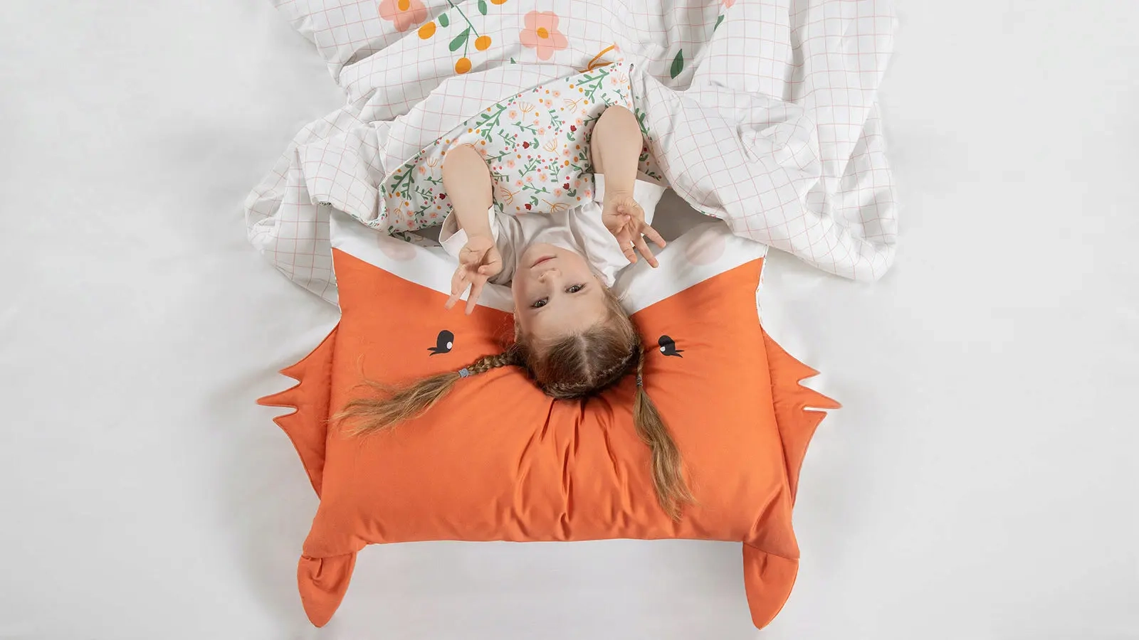 Постельное белье Askona kids Лисенок 140x205 (односпальный), без простыни в мебель-центре Озерцо