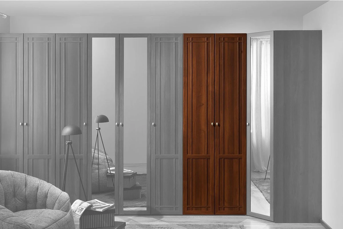 Sherlock 62 Шкаф для одежды орех шоколадный в мебель-центре Озерцо