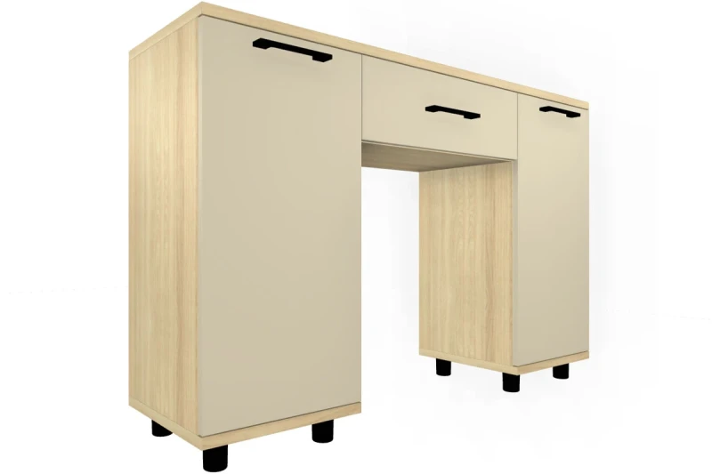 Туалетный столик СТ-5002-АС-КМ (Ясень Асахи/Кашемир Матовый) — Мебель-центр Озерцо