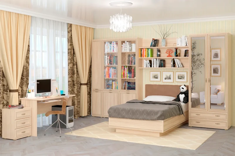 Детская Карина-4 (Ясень Асахи) — Мебель-центр Озерцо