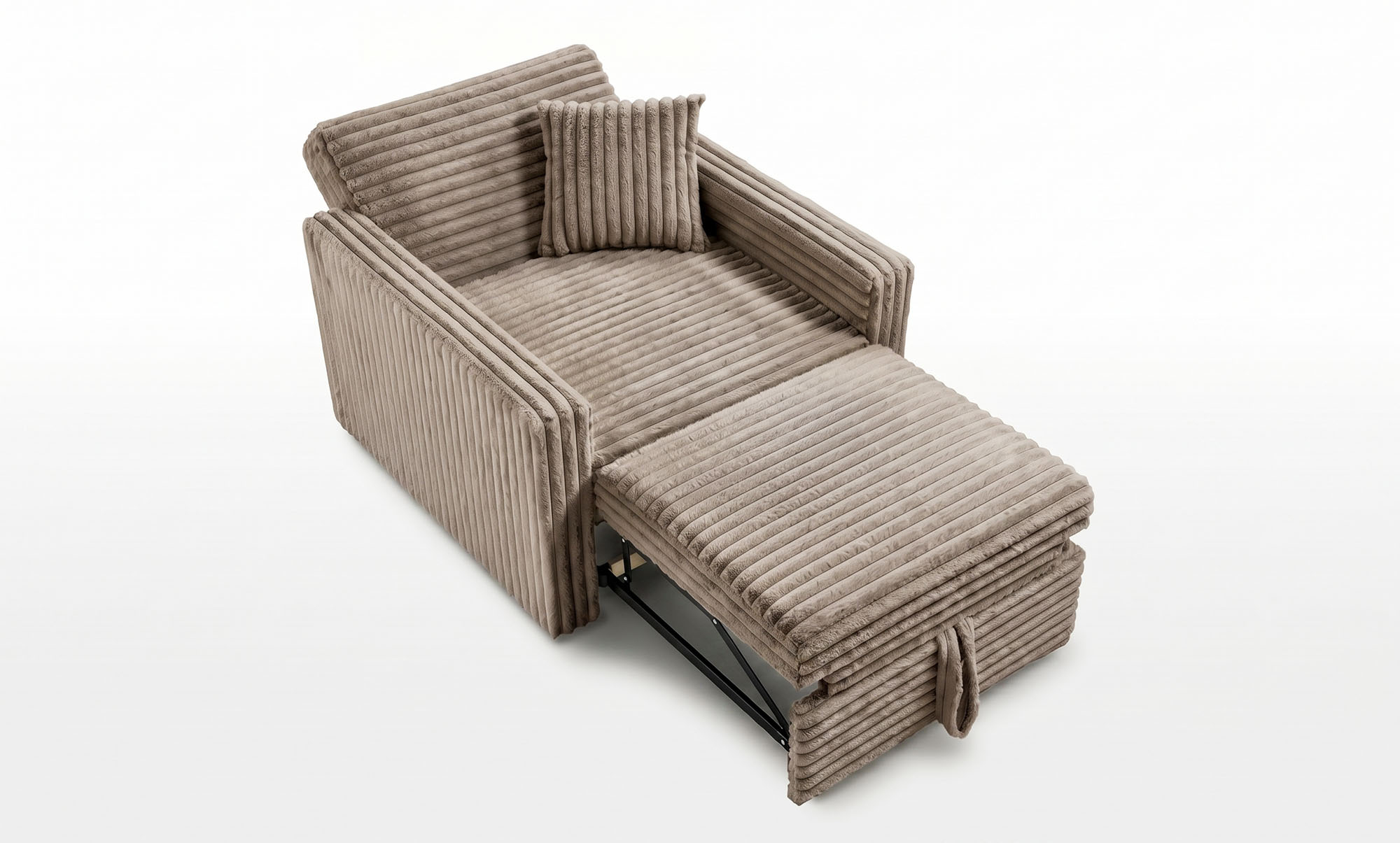 Кресло -кровать Teddy, ткань Pluma beige — купить в Озерце
