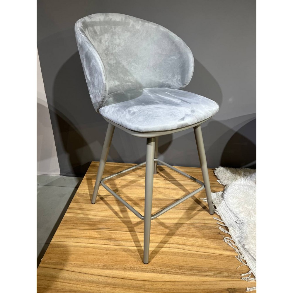 Стул полубарный Клэр поворотный муар тортора/серый5MAV16 - купить в Озерце