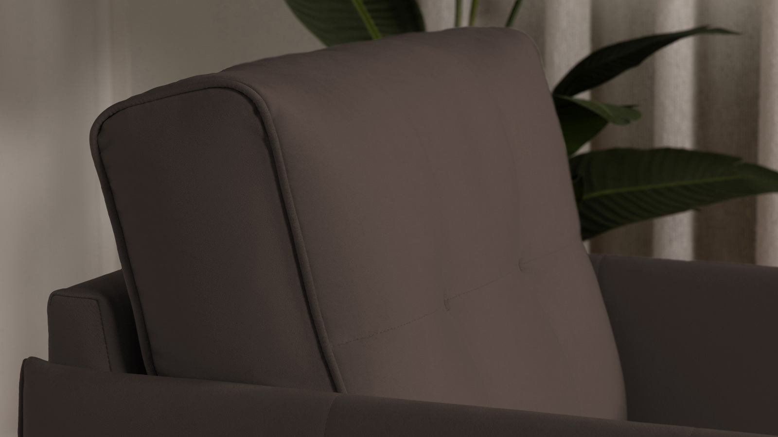 Кресло Amani Pro, Тк. Sky Velvet 02 (подлокотник: 5 см) 73.5x89 — купить в Озерце