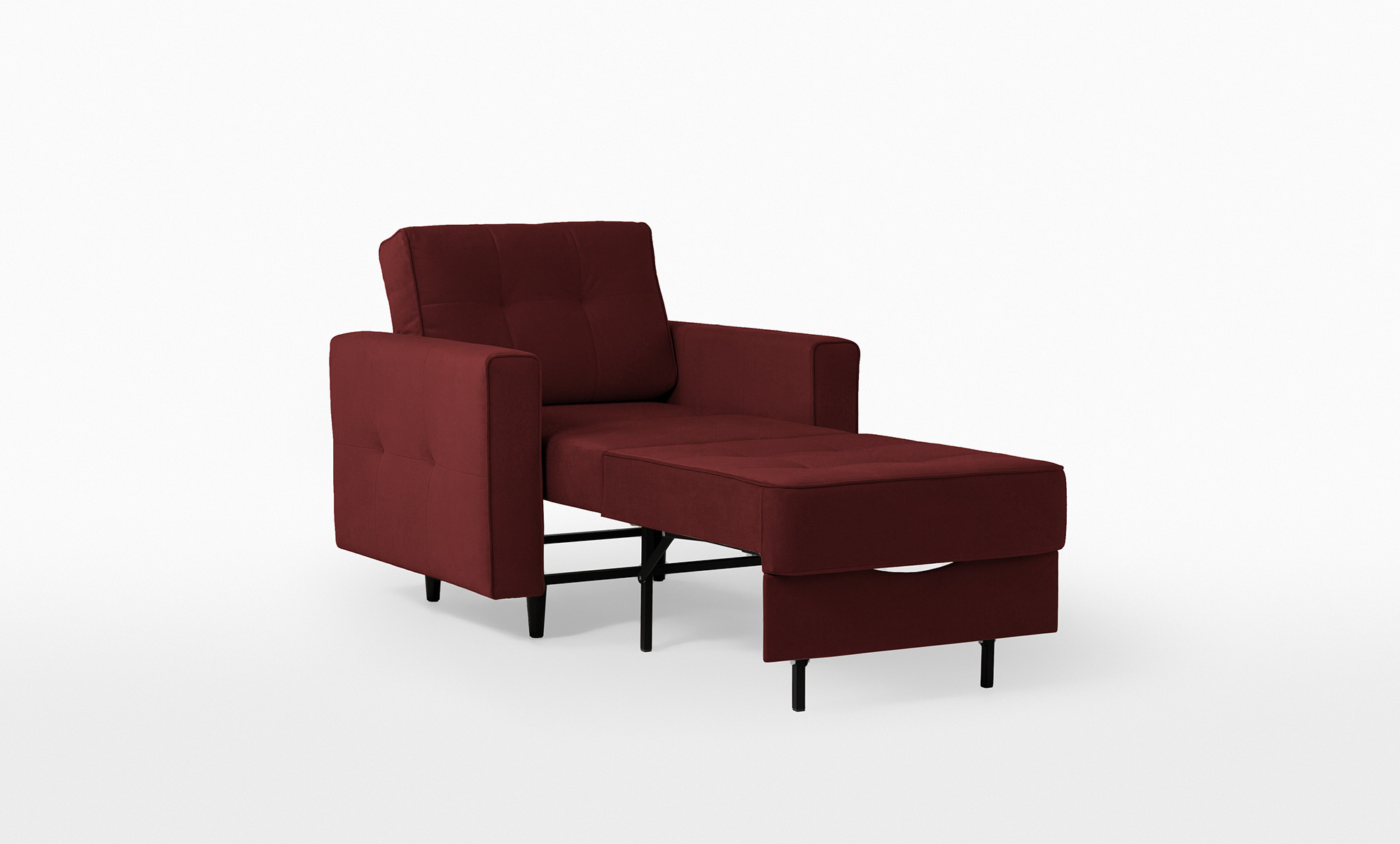 Кресло -кровать Amani Pro, ткань Sky Velvet 32 (подлокотник: 15 см) — купить в Озерце
