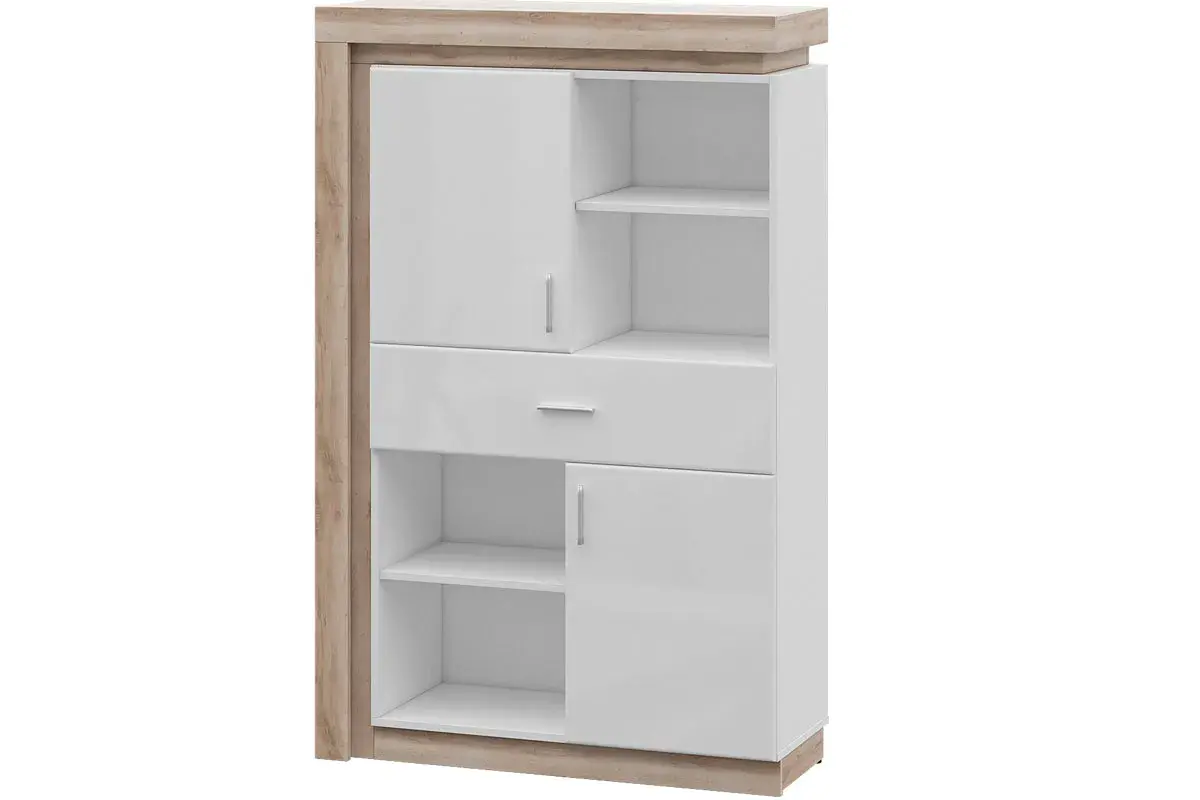Детская Люмен №1 (Дуб сакраменто/Белый снег) — Мебель-центр Озерцо