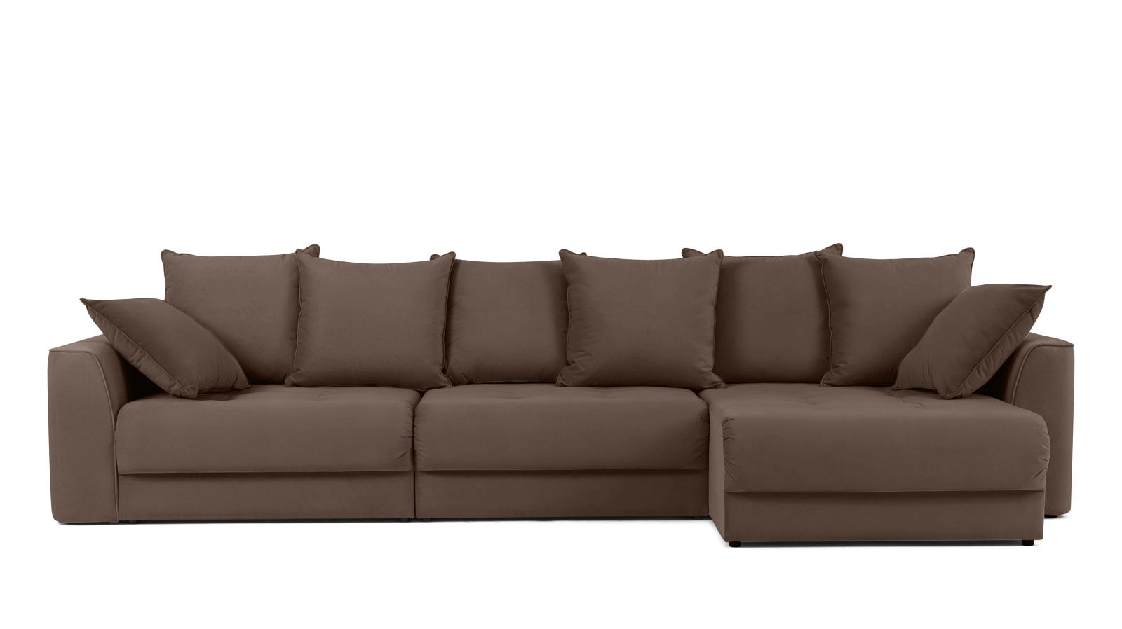 Диван угловой Monako New, Тк. Casanova Chocolate 156x356 — купить в Озерце