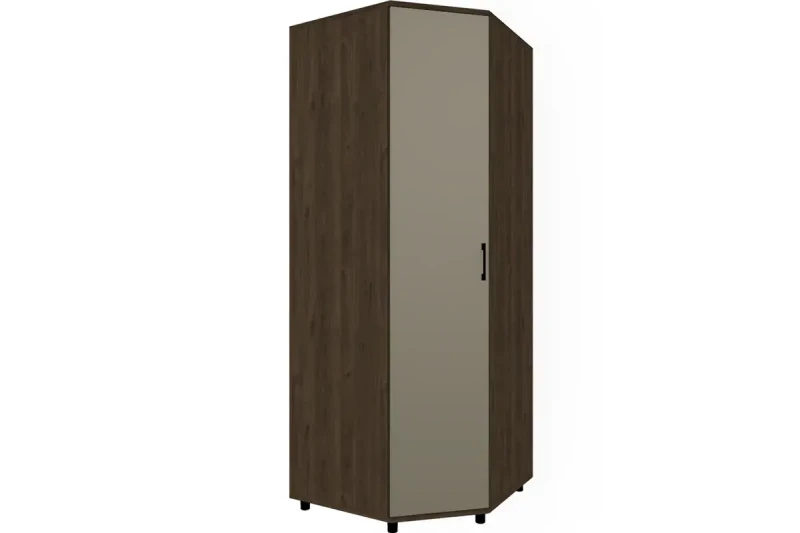 Шкаф для одежды и белья ШК-5011-ГТ-ЛМ (Гикори Джексон Темный/Латте Матовый) в мебель-центре Озерцо