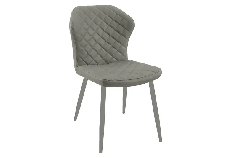 Стул DikLine 239М (Кож/зам GREY/ножки GREY) - купить в Озерце