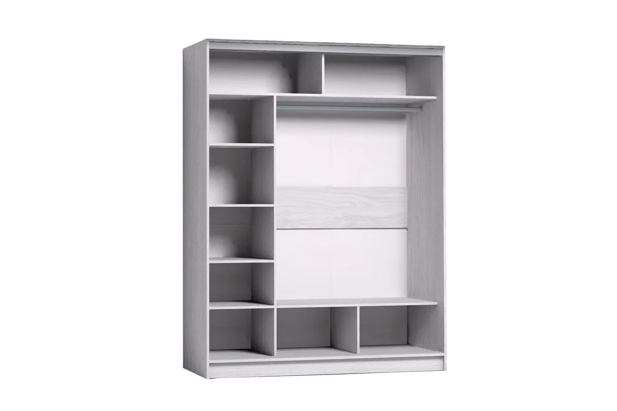 Шкаф-купе 1600 Strike ЛДСП/ЛДСП (Ясень Анкор Светлый) в мебель-центре Озерцо