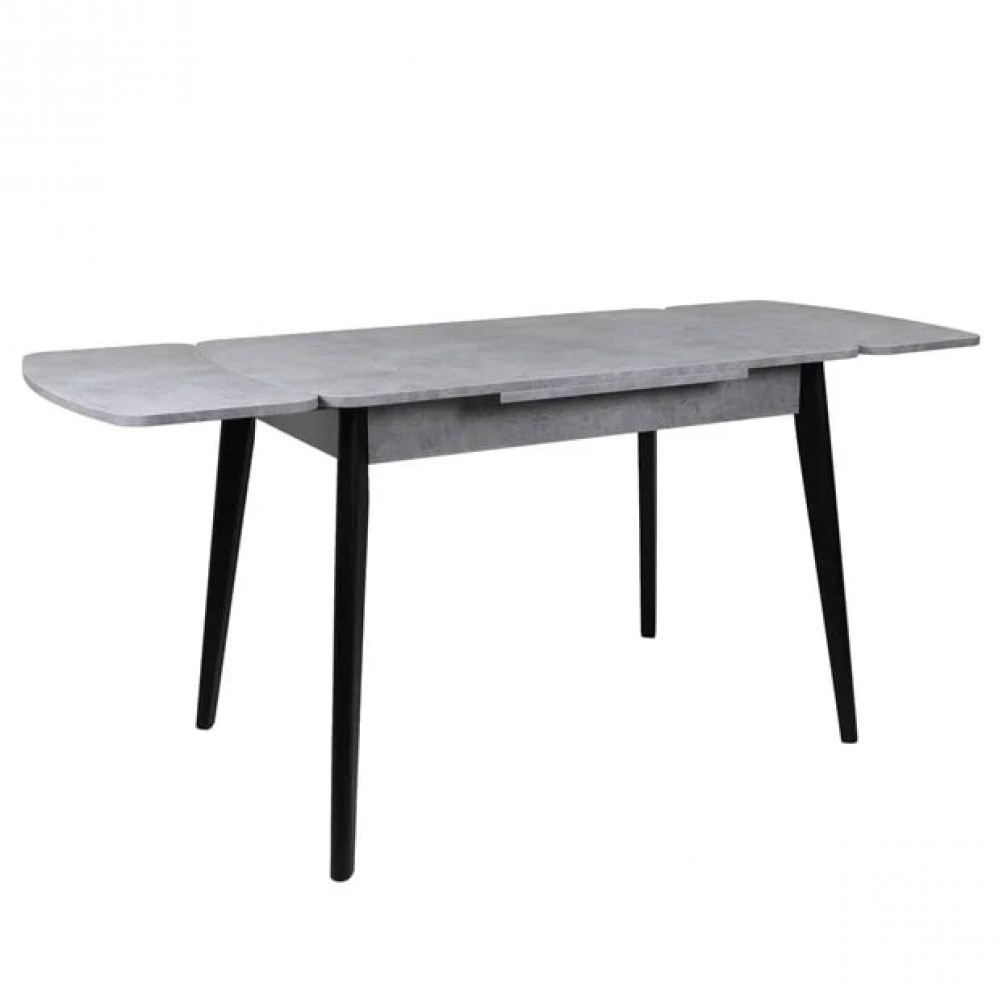 Стол СИЭТЛ 68х110 бетон/черное подстолье ТИП-НД - купить в Озерце