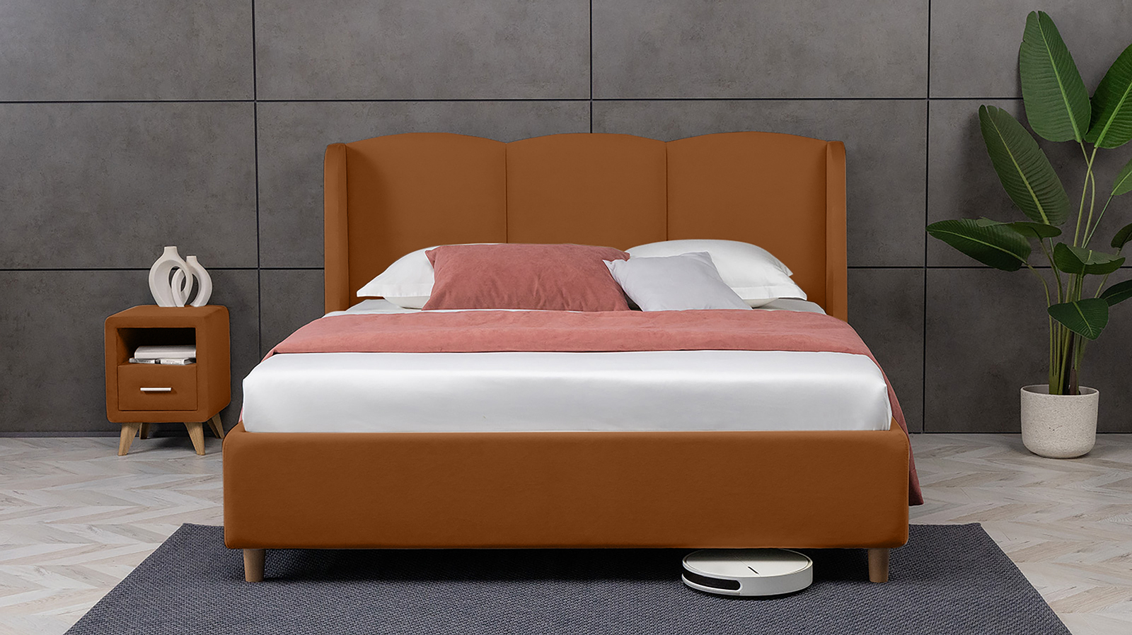 Кровать Milora Nova, Тк. Casanova Desert 160x200 - купить в Озерце