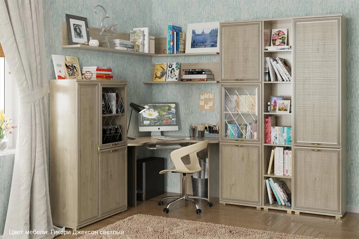 Стол СТ-1012 (Гикори Джексон Светлый) — Мебель-центр Озерцо