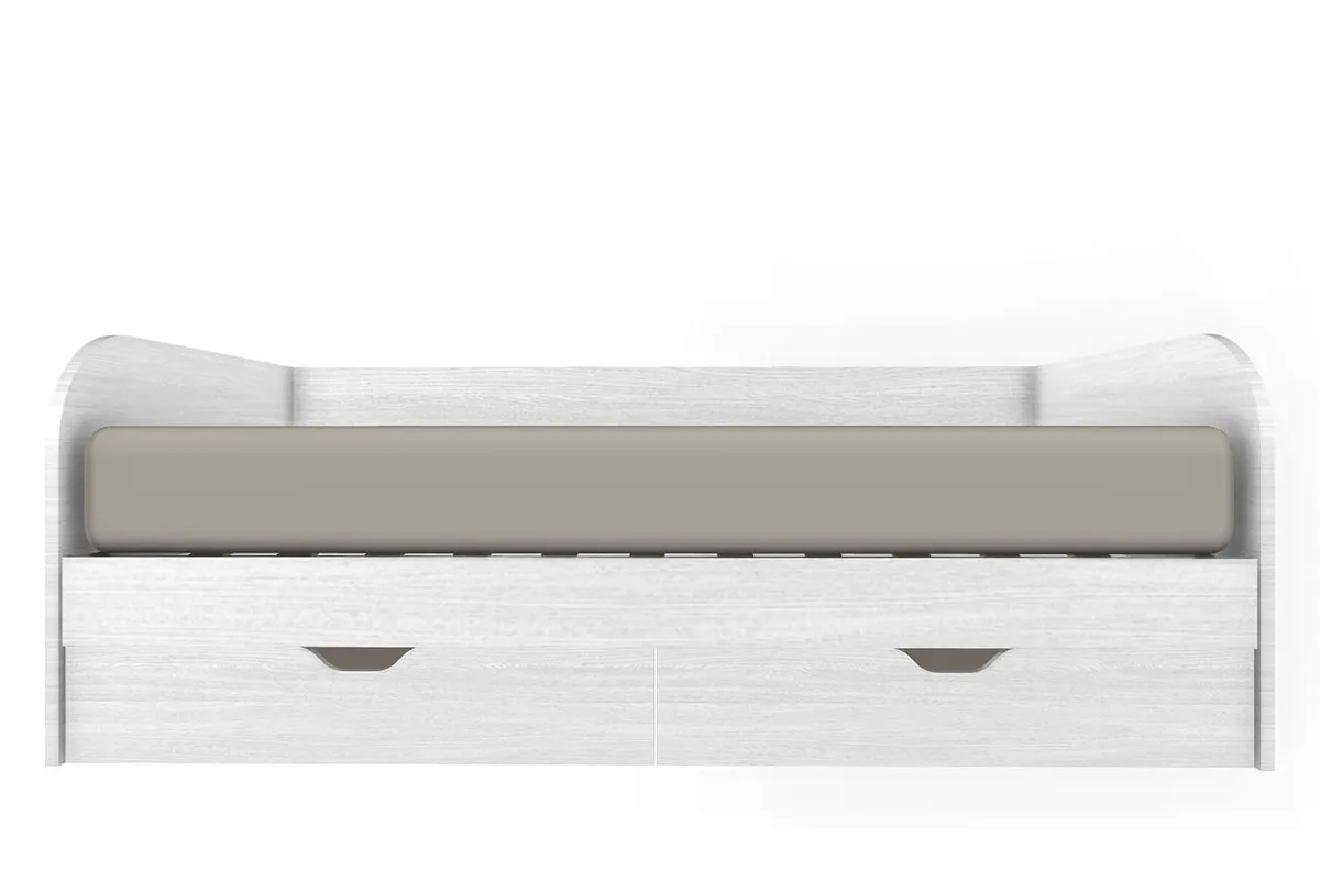 Кровать КР-117 90х190 (Снежный Ясень) - купить в Озерце