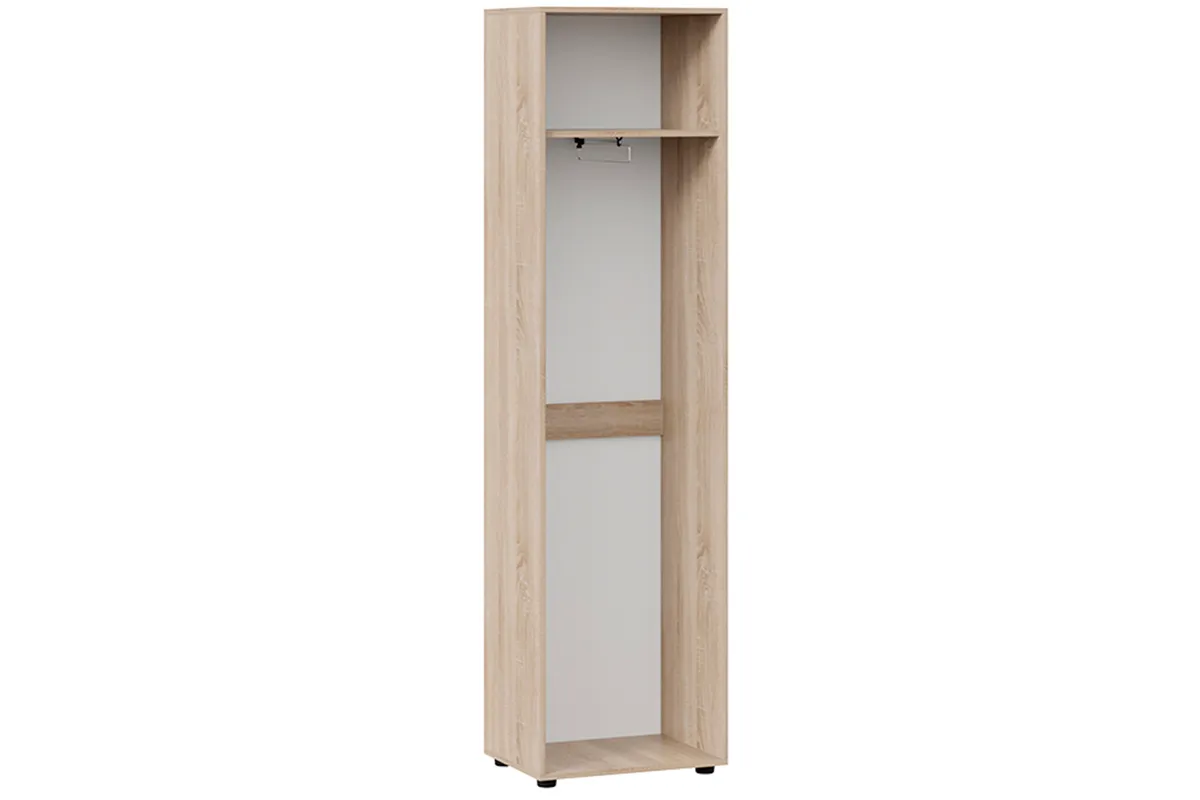 Шкаф Витра тип 1 (Дуб сонома/Белый ясень) в мебель-центре Озерцо