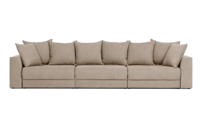 Диван -кровать Monako New 3-секционный, ткань Royal I Sandy 113x354 — купить в Озерце