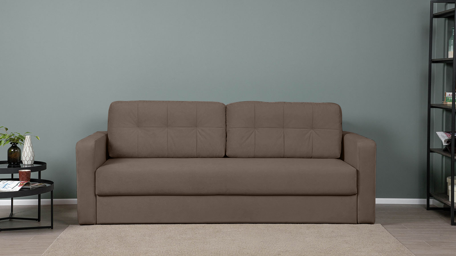 Диван Loko Pro Акция, ткань Dumont 31 (жесткость спального места: низкая) 163x200 — купить в Озерце