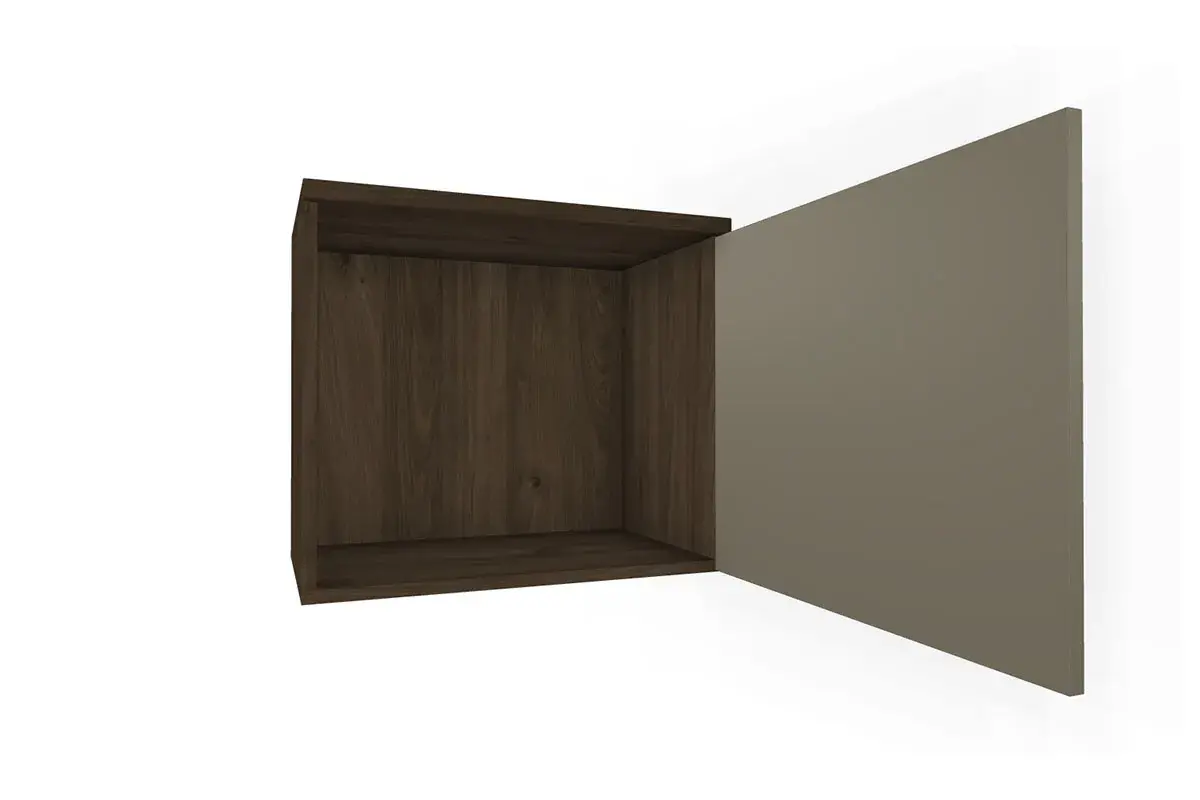 Антресоль АН-5040-ГТ-ЛМ (Гикори Джексон Темный/Латте Матовый) в мебель-центре Озерцо