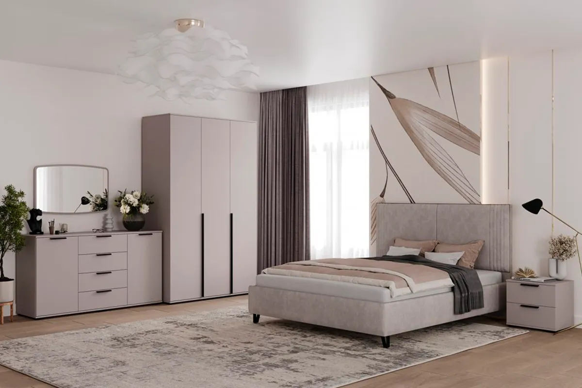 Шкаф для одежды Наоми 3-х дв. (Кашемир) в мебель-центре Озерцо