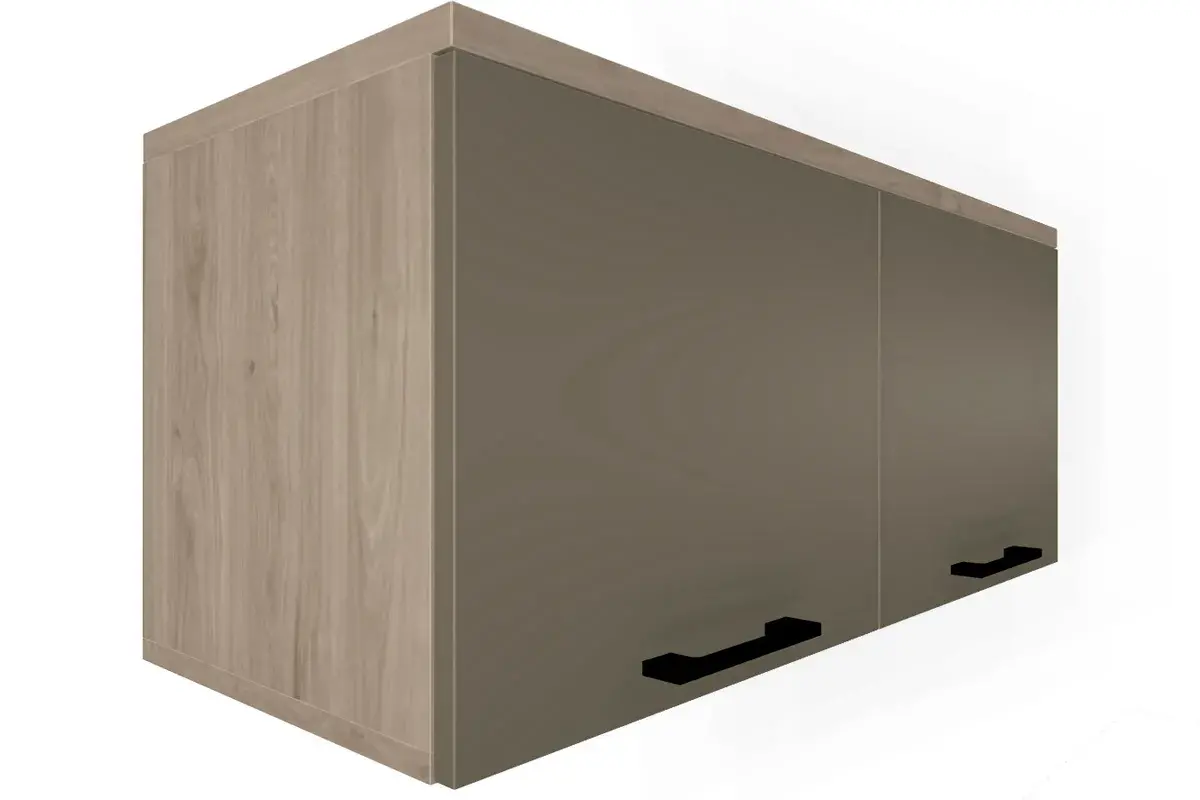 Прихожая Грейс комплект 1 (Гикори Джексон Светлый/Латте Матовый) — Мебель-центр Озерцо