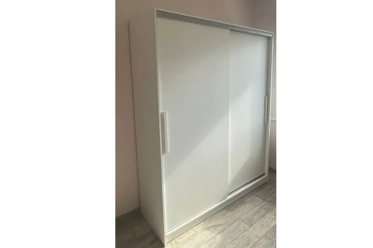 Шкаф-купе 1600 Strike ЛДСП/ЛДСП (Белый) в мебель-центре Озерцо