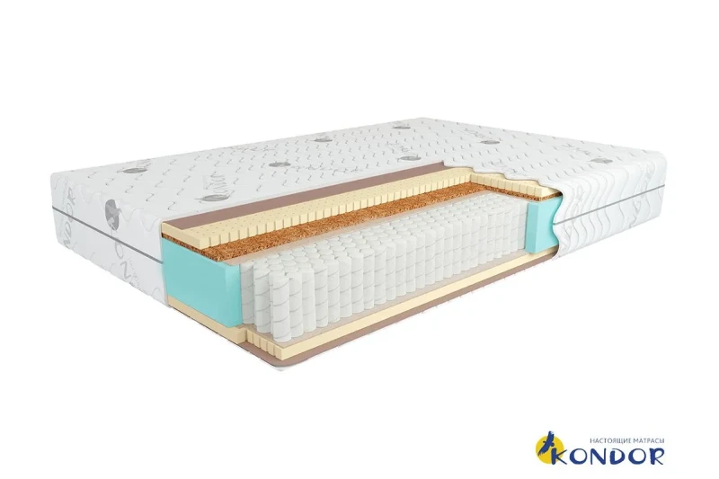 Матрас Кондор Bora Multi 120х200 Чехол стрейч трикотажный - купить в Озерце