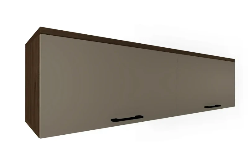 Антресоль АН-5043-ГТ-ЛМ (Гикори Джексон Темный/Латте Матовый) в мебель-центре Озерцо