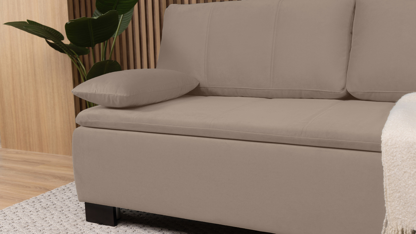 Диван Trenton Sky velvet 03 с коробом для белья 93x200 — купить в Озерце