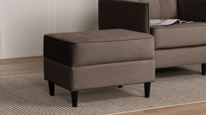 Пуф Amani Pro, Тк. Тк. Sky Velvet 02 53x68 — купить в Озерце