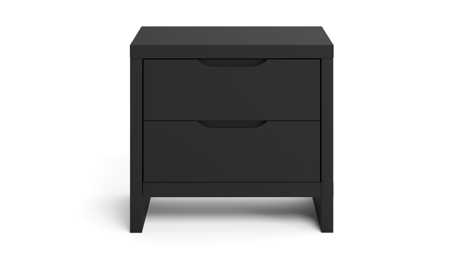 Тумба прикроватная Vesta Pro массив сосны цв. черный 35x55 — купить в Озерце