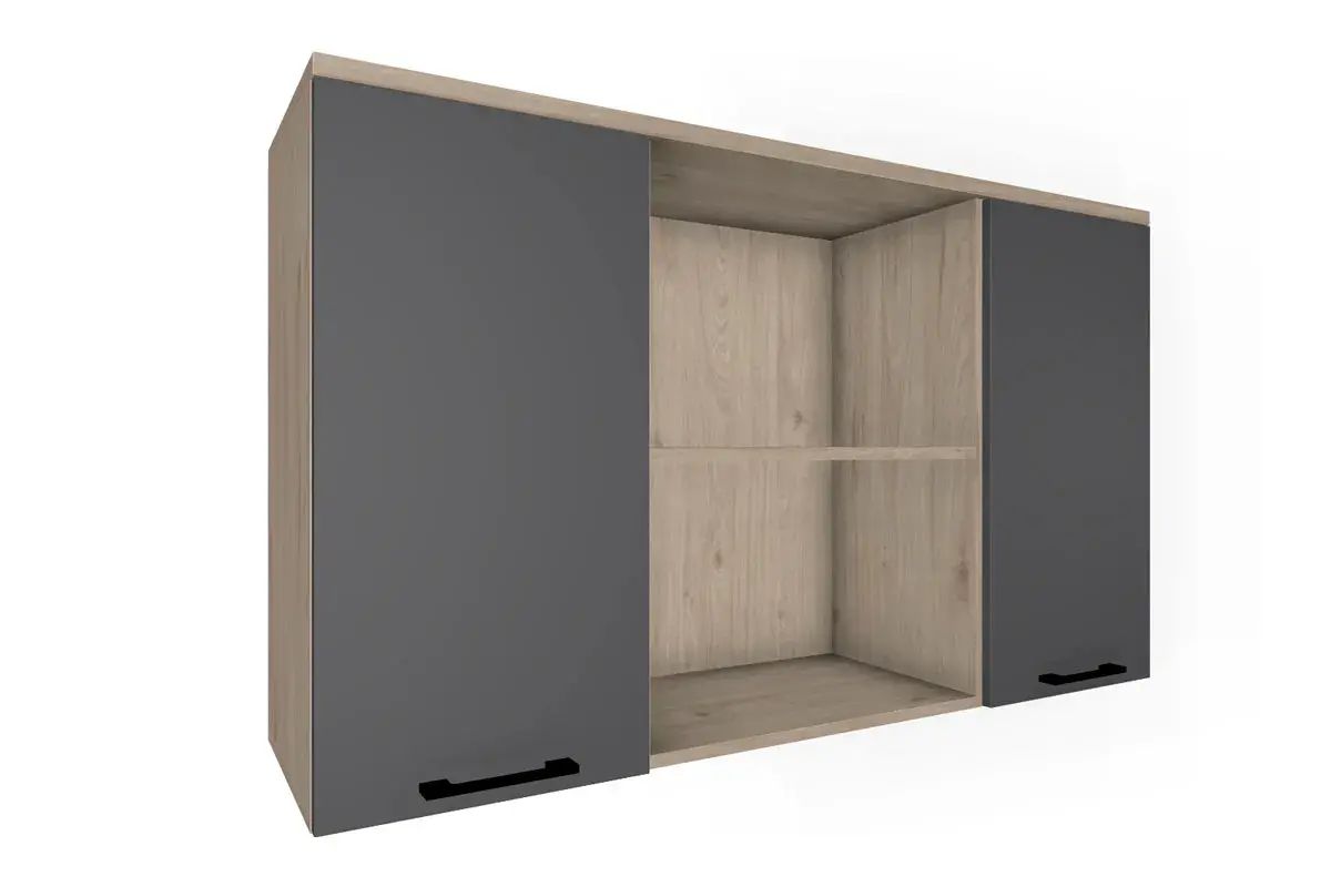 Детская Грейс композиция 8 (Гикори Джексон Светлый/Антрацит Матовый) — Мебель-центр Озерцо