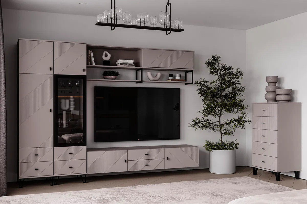 Комод Кашемир (Кашемир/Сантьяго) — Мебель-центр Озерцо