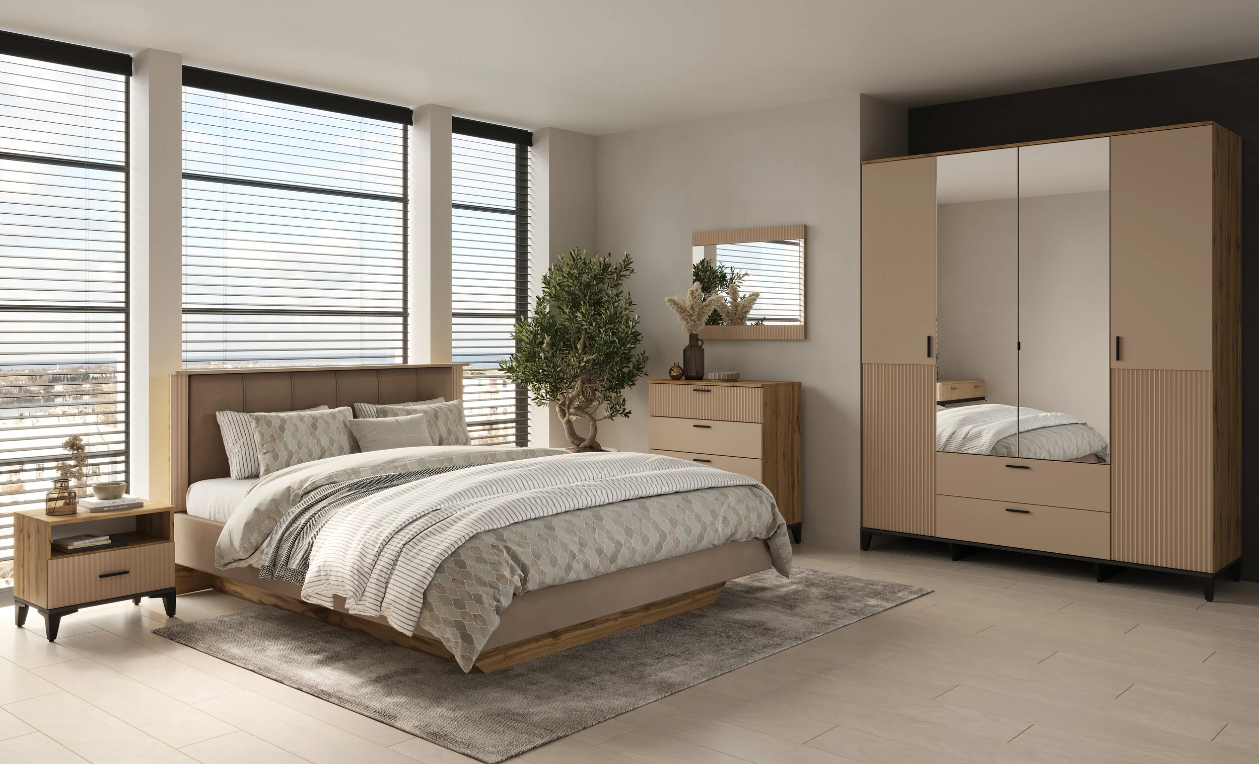 Тумба Дюна 4 (Дуб вотан/Каир) — Мебель-центр Озерцо