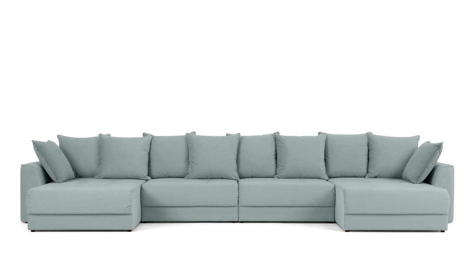 Диван Monako New П-образный с коробом для белья, Тк. Casanova Sky 157x455 — купить в Озерце