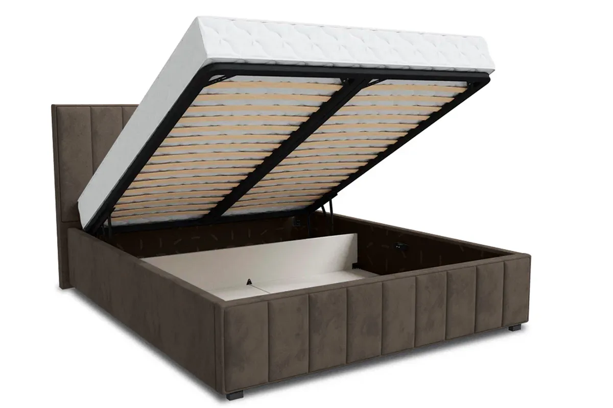 Кровать Кордова-1 с ПМ 140х200 (Боска VL-1912-05 / Мокко) 1 кат. - купить в Озерце