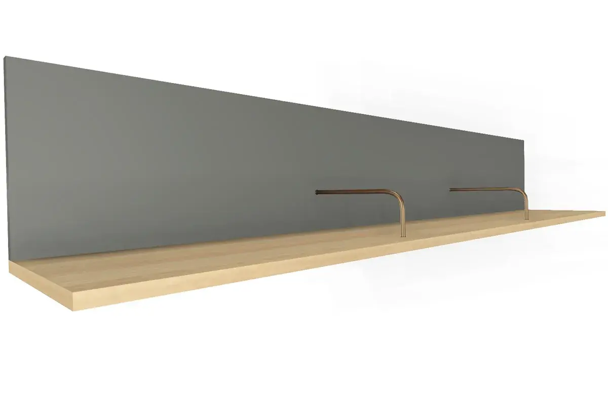 Гостиная Карина комплект 1 (Ясень Асахи/Серый Оникс) — Мебель-центр Озерцо