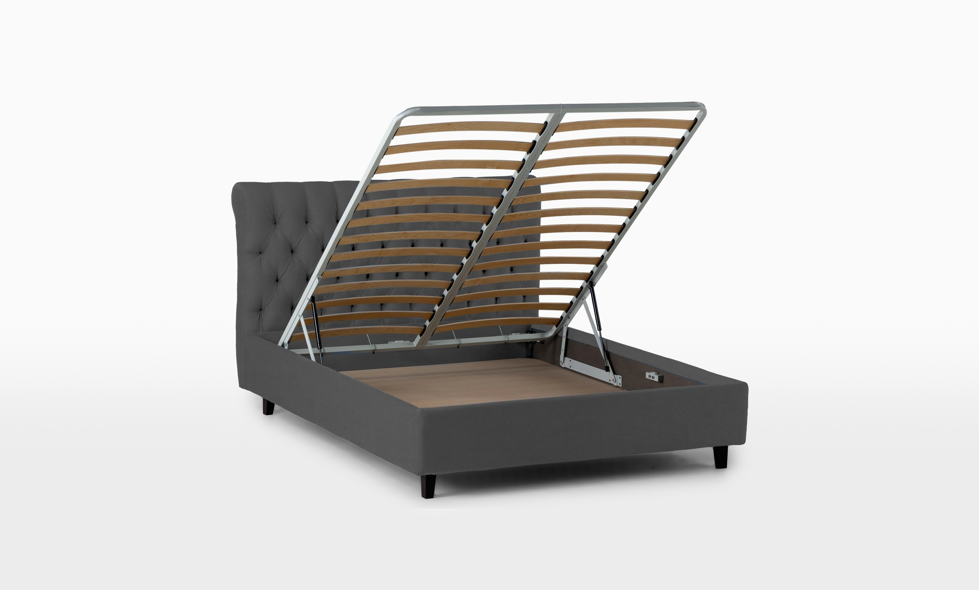 Кровать Allegro, ткань Sky Velvet 16, 120x200 - купить в Озерце