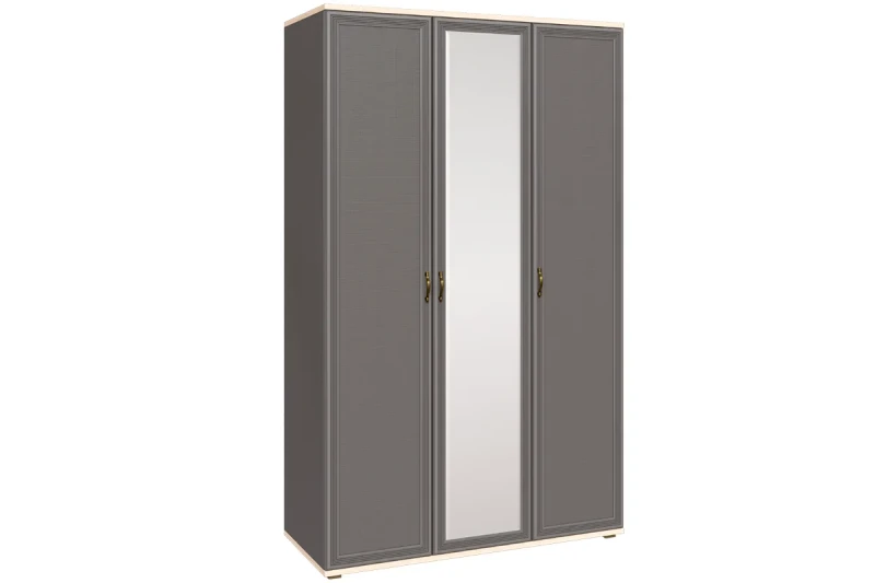 Шкаф для одежды и белья ШК-1001-АС-СО (Ясень Асахи/Серый Оникс) в мебель-центре Озерцо