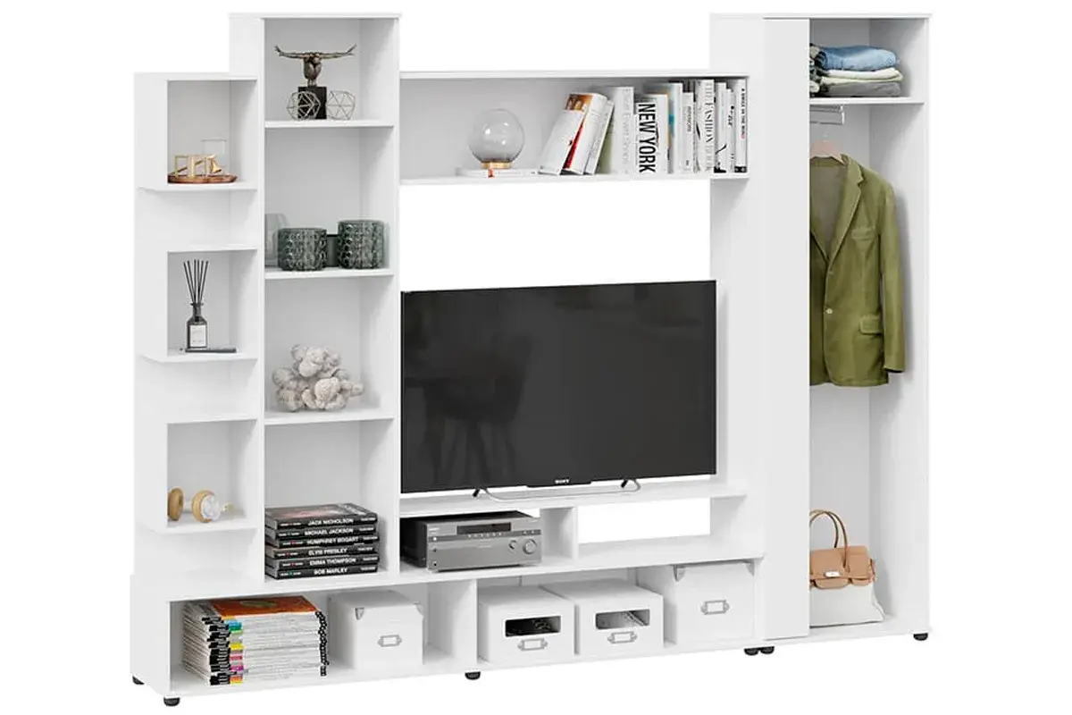 Набор мебели для общей комнаты Дакота (Белый ясень) — Мебель-центр Озерцо