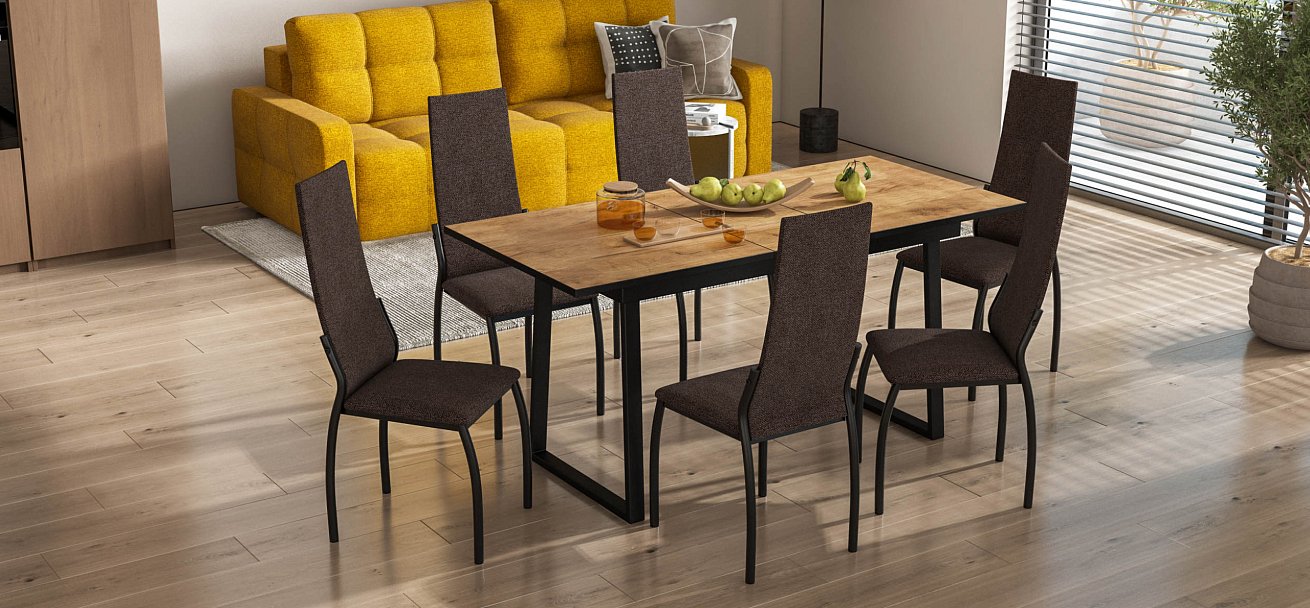 Асти стул 2 шт Мальмо шок К, Черный - купить в Озерце