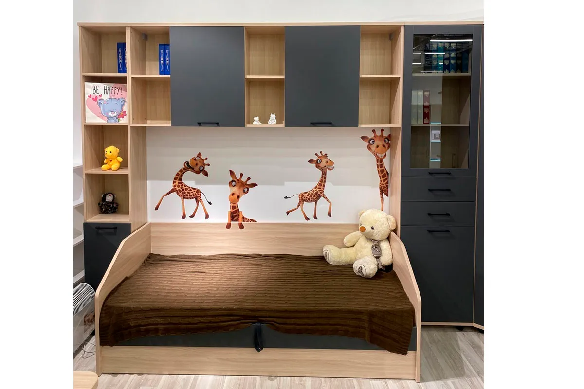 Шкаф многоцелевой ШК-5046-АС-АМ (Ясень Асахи/Антрацит Матовый) — купить в мебель-центре Озерцо Шкаф многоцелевой ШК-5046-АС-АМ (Ясень Асахи/Антрацит Матовый) в мебель-центре Озерцо