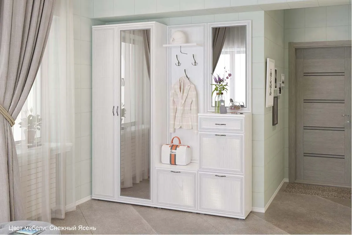 Тумба ТБ-1042 (Снежный Ясень) — Мебель-центр Озерцо