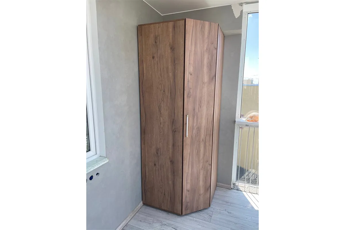 Монако 156 Шкаф угловой Дуб табачный Craft в мебель-центре Озерцо