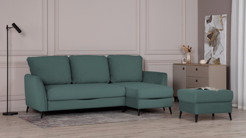 Диван -кровать угловой Laguna, Тк. Casanova Seawave 159x245 — купить в Озерце