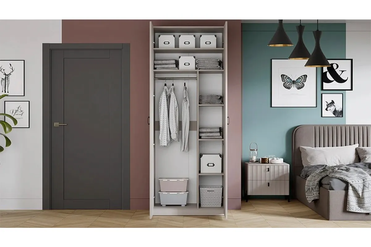 Шкаф для одежды Тиффани (Кашемир/Кашемир матовый) в мебель-центре Озерцо