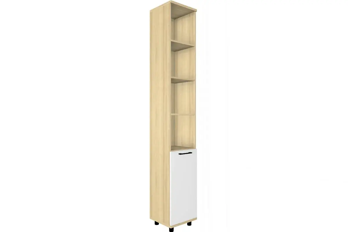 Детская Грейс композиция 3 (Ясень Асахи/Белый Бриллиант Глянцевый) — Мебель-центр Озерцо